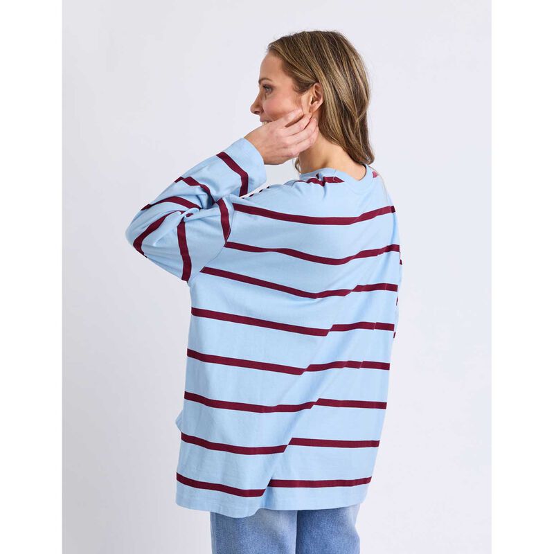 ELM Callie Stripe L/S Tee image number 1